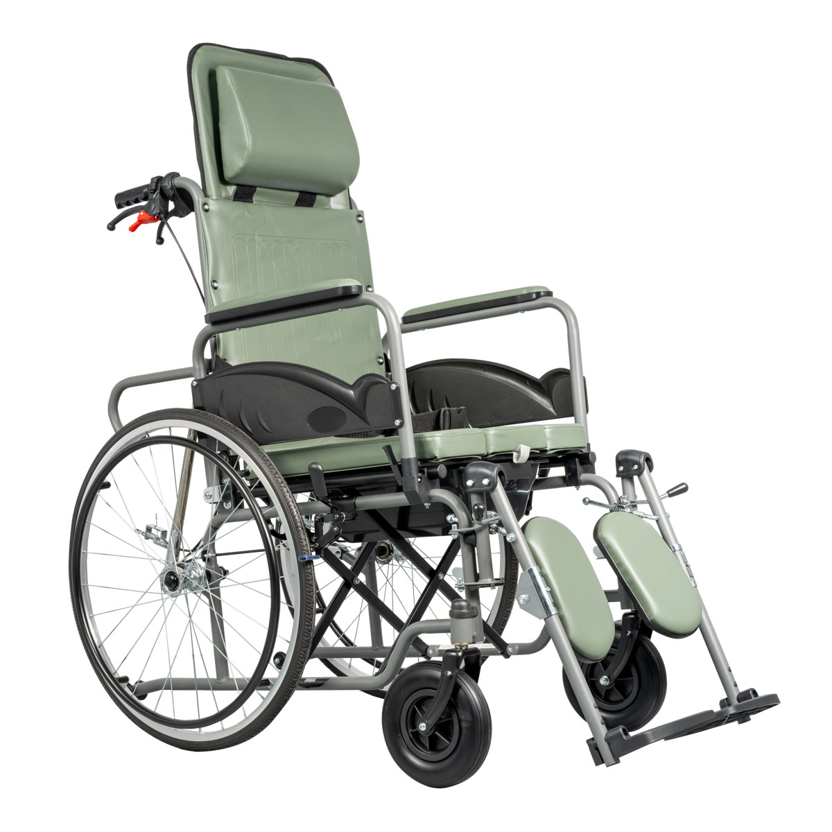 Αναπηρικό Αμαξίδιο με Μεγάλους Τροχούς Reclining και Δοχείο