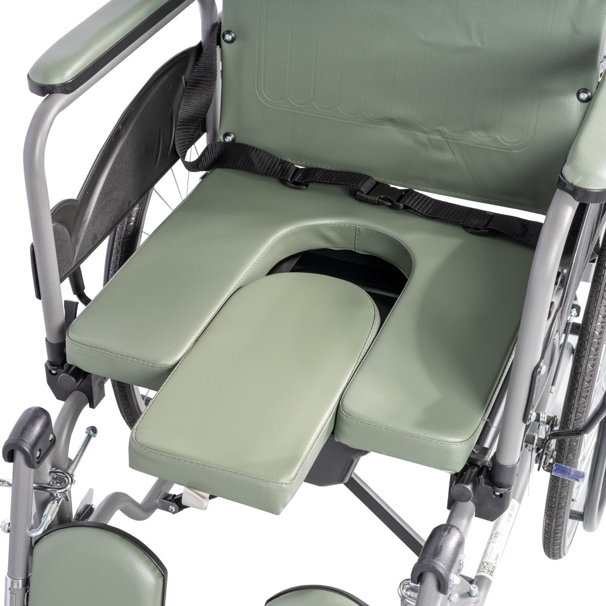 Αναπηρικό Αμαξίδιο με Μεγάλους Τροχούς Reclining και Δοχείο - Image 6
